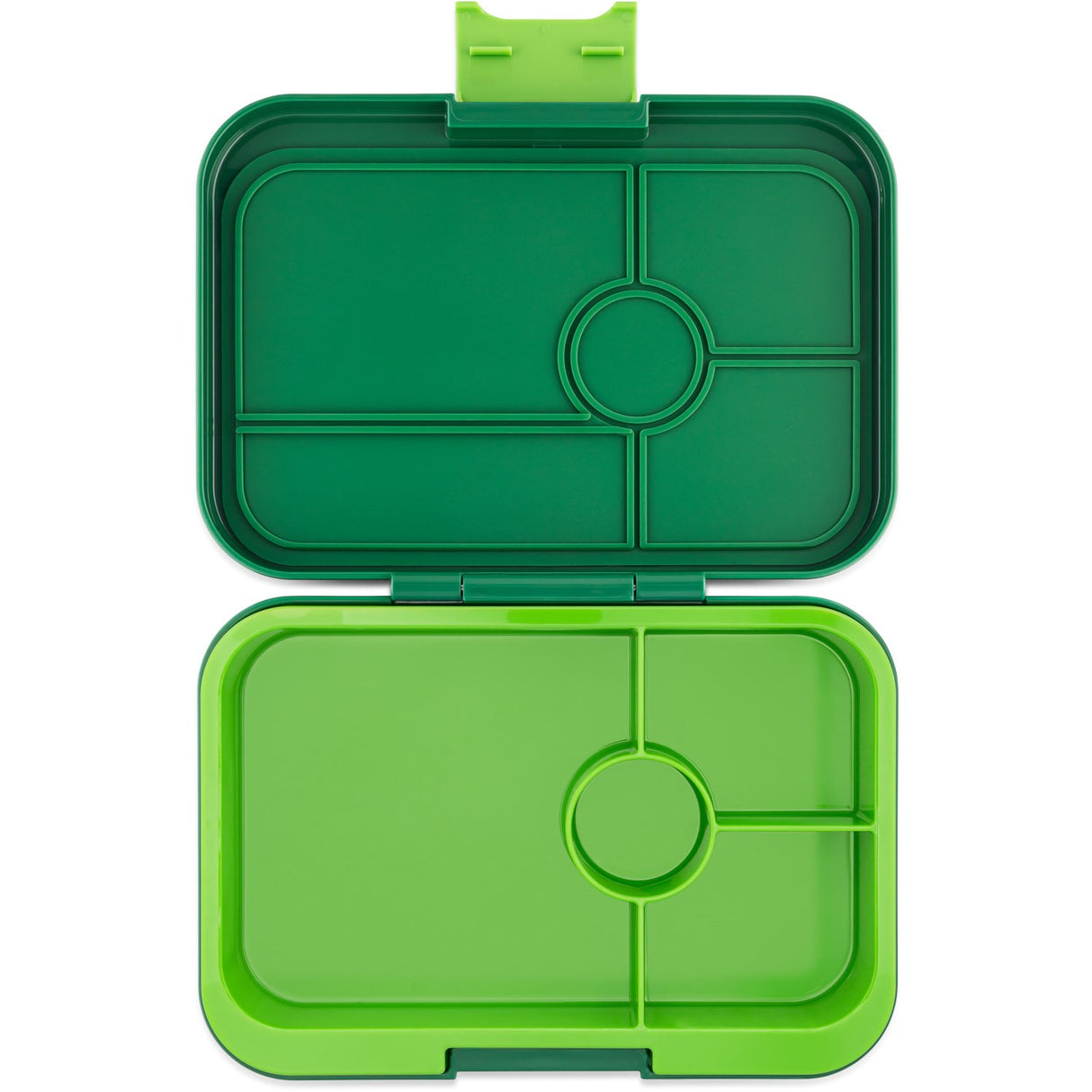 Yumbox Palm Green / Solid Lime Tray Leakproof Tapas XL 4 Bento Lunch Box