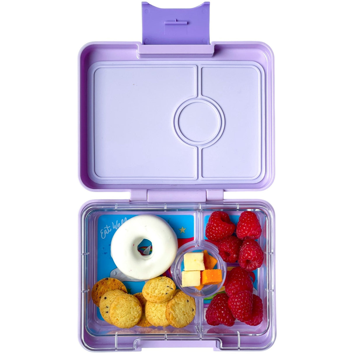 Yumbox Lavande Purple / Unicorn Tray Snack Size Bento Lunch Box