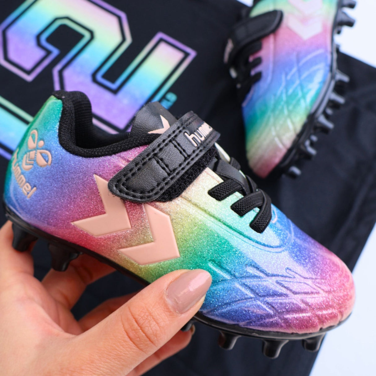 Hummel Pink-A-Boo Topp Star F.G. Jr Football Stövlar