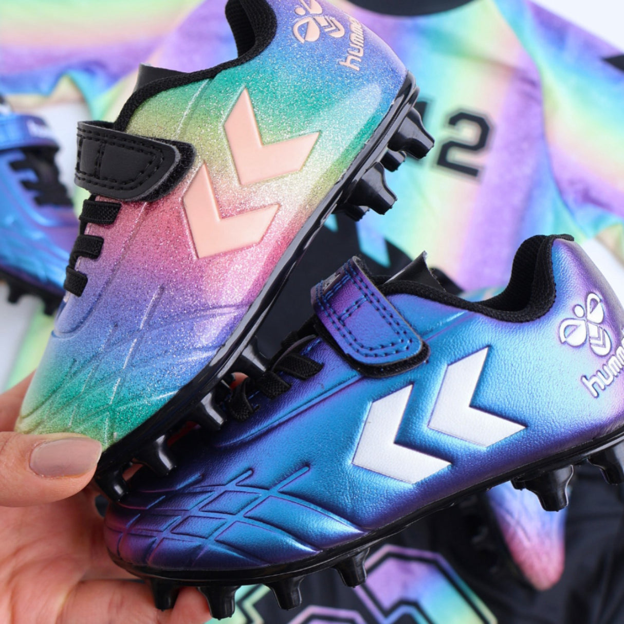 Hummel Pink-A-Boo Topp Star F.G. Jr Football Stövlar