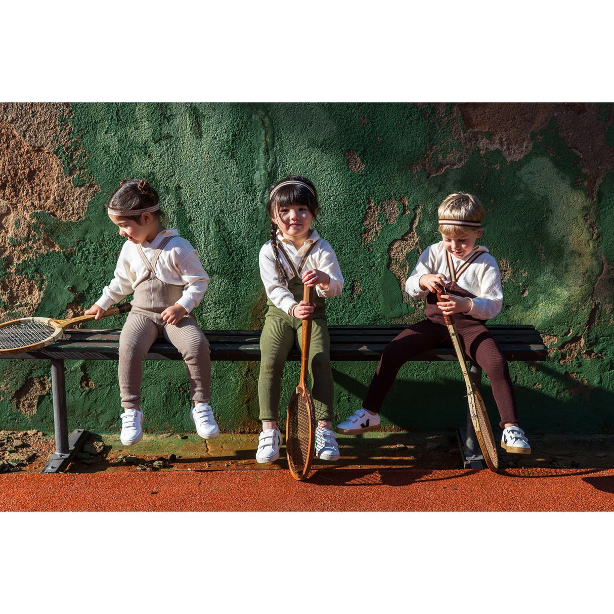 Silly Silas Chocolate Brown Striped Footless Strumpbyxar