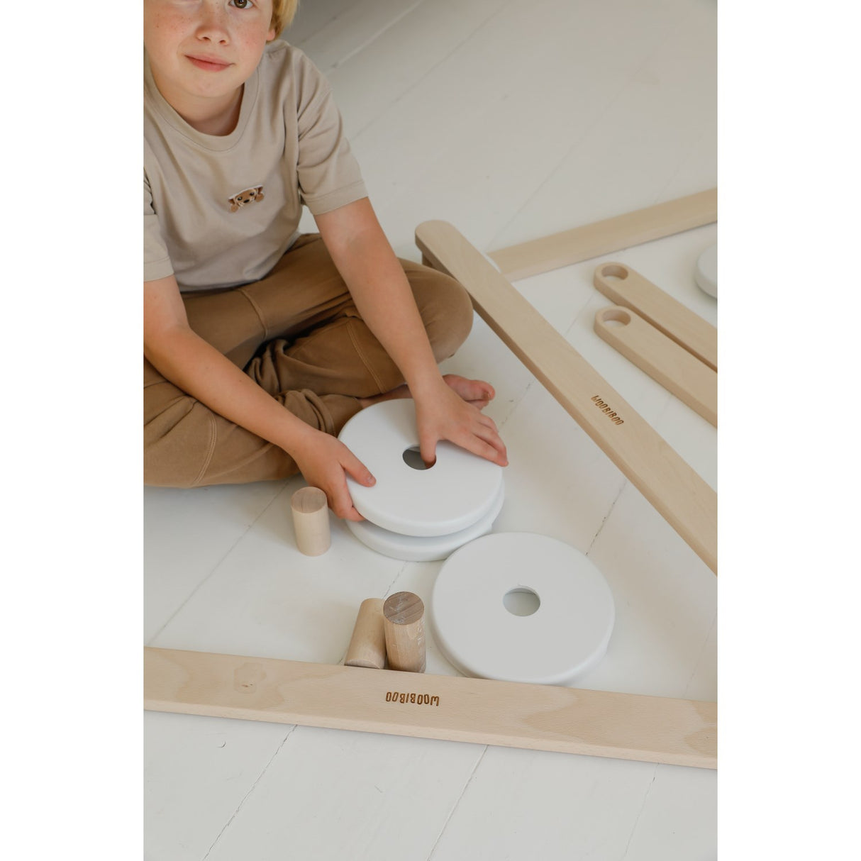 Woobiboo Olimpic Xl Woobiboo Balance And Building Set - 2 In 1 Fun