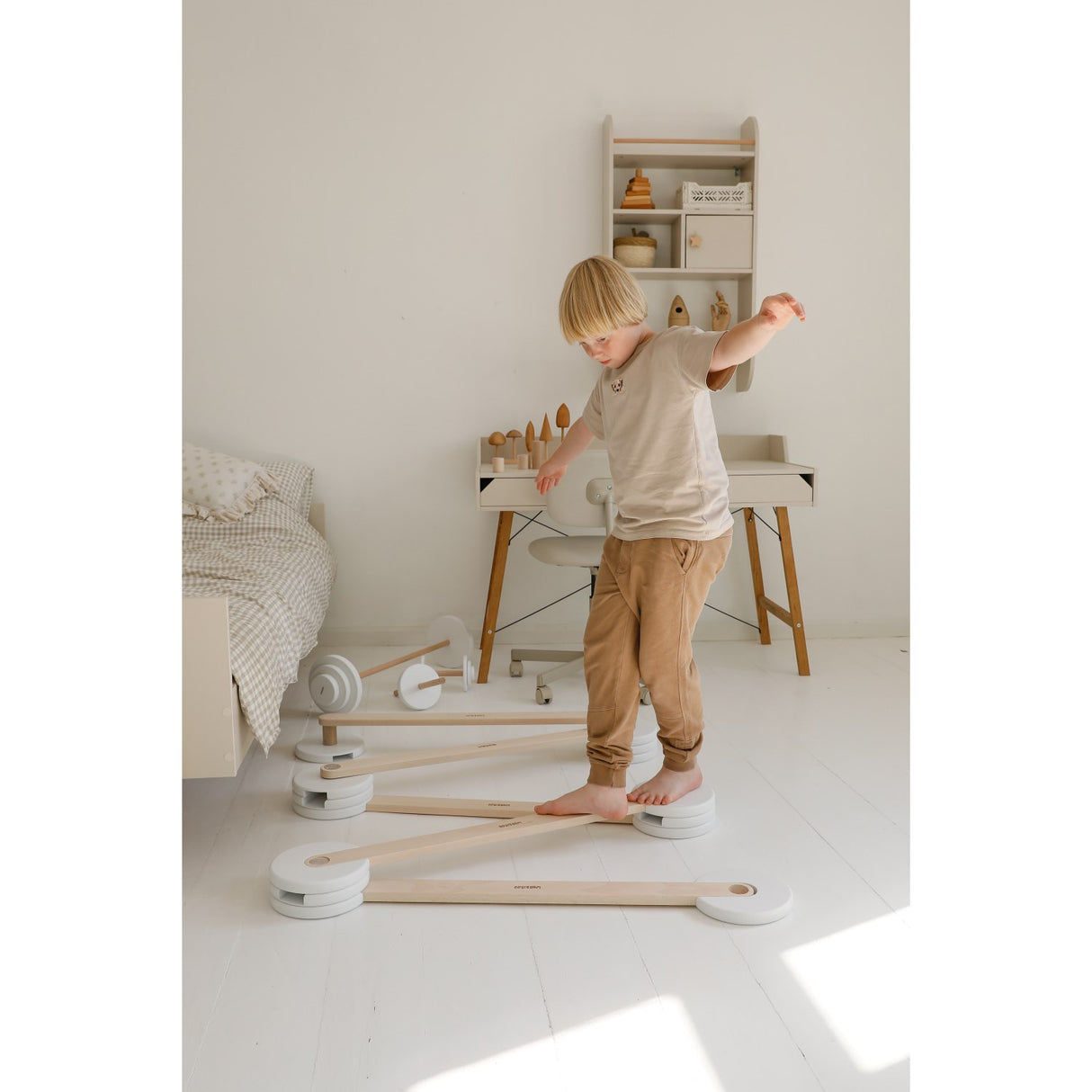 Woobiboo Olimpic Xl Woobiboo Balance And Building Set - 2 In 1 Fun