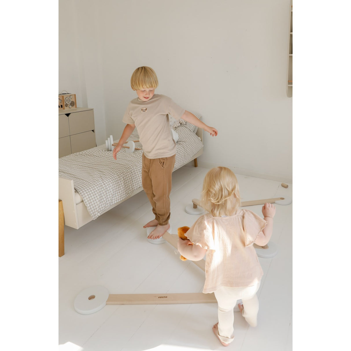 Woobiboo Basic M Woobiboo Balance And Building Set - 2 In 1 Fun