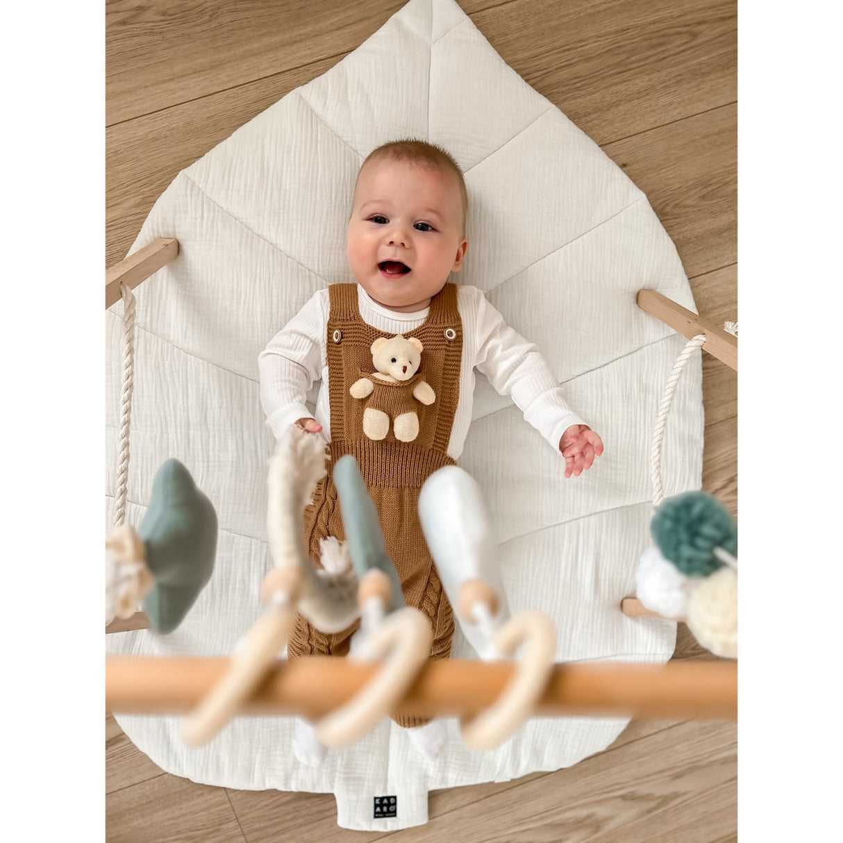 Woobiboo With Mint Baby Gym With Hangers