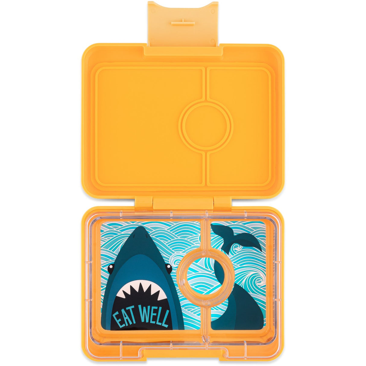 Yumbox Yoyo Yellow / Shark Tray Snack Size Bento Lunch Box