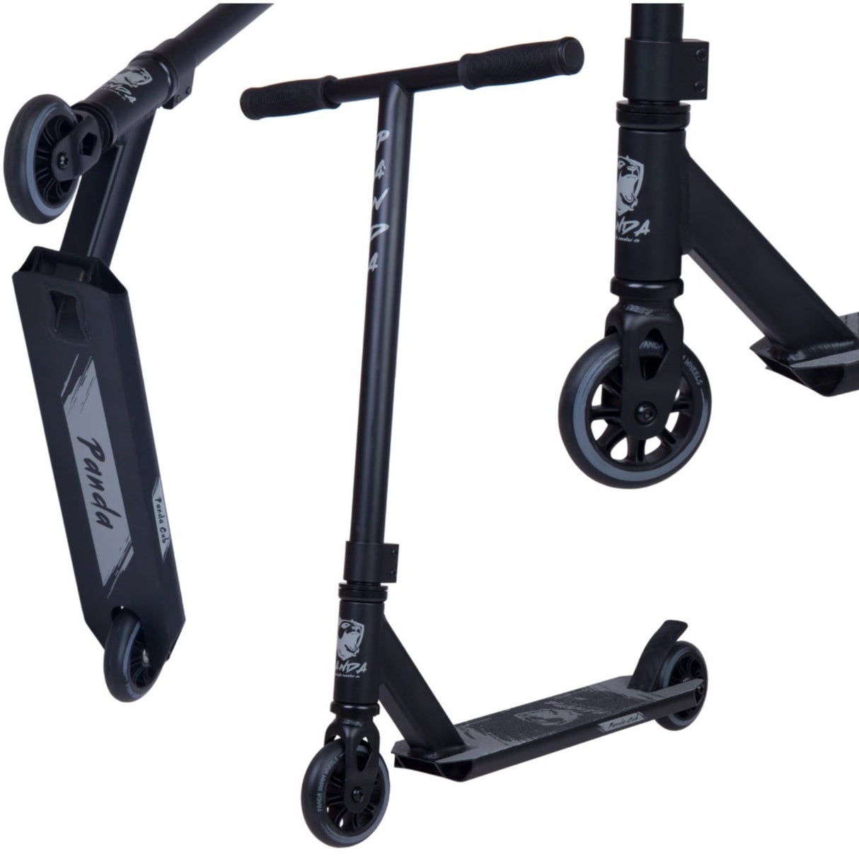 Panda Black/Grey Cub Trick Løbehjul