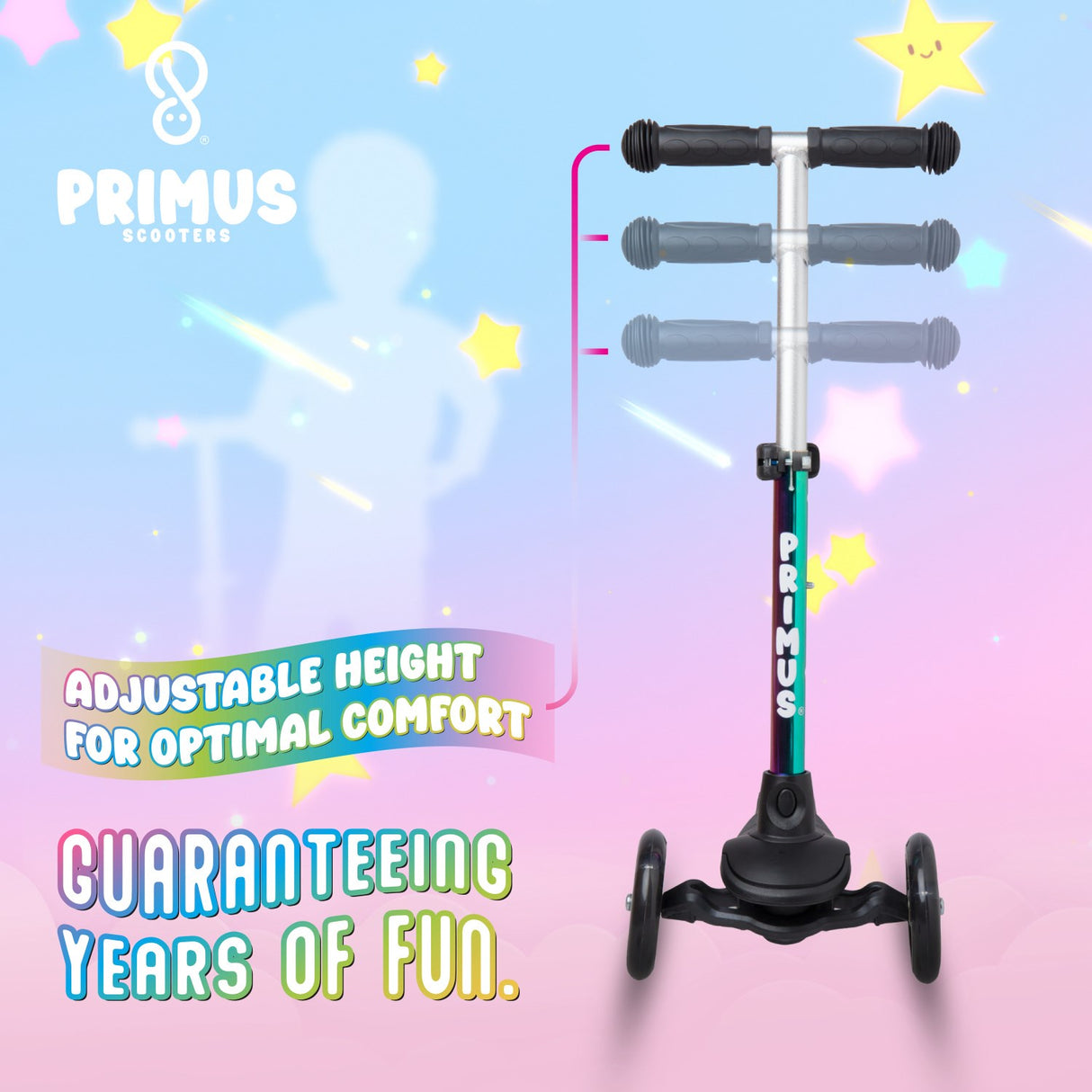 Primus Rainbow Filius Trehjulet Løbehjul Til Børn