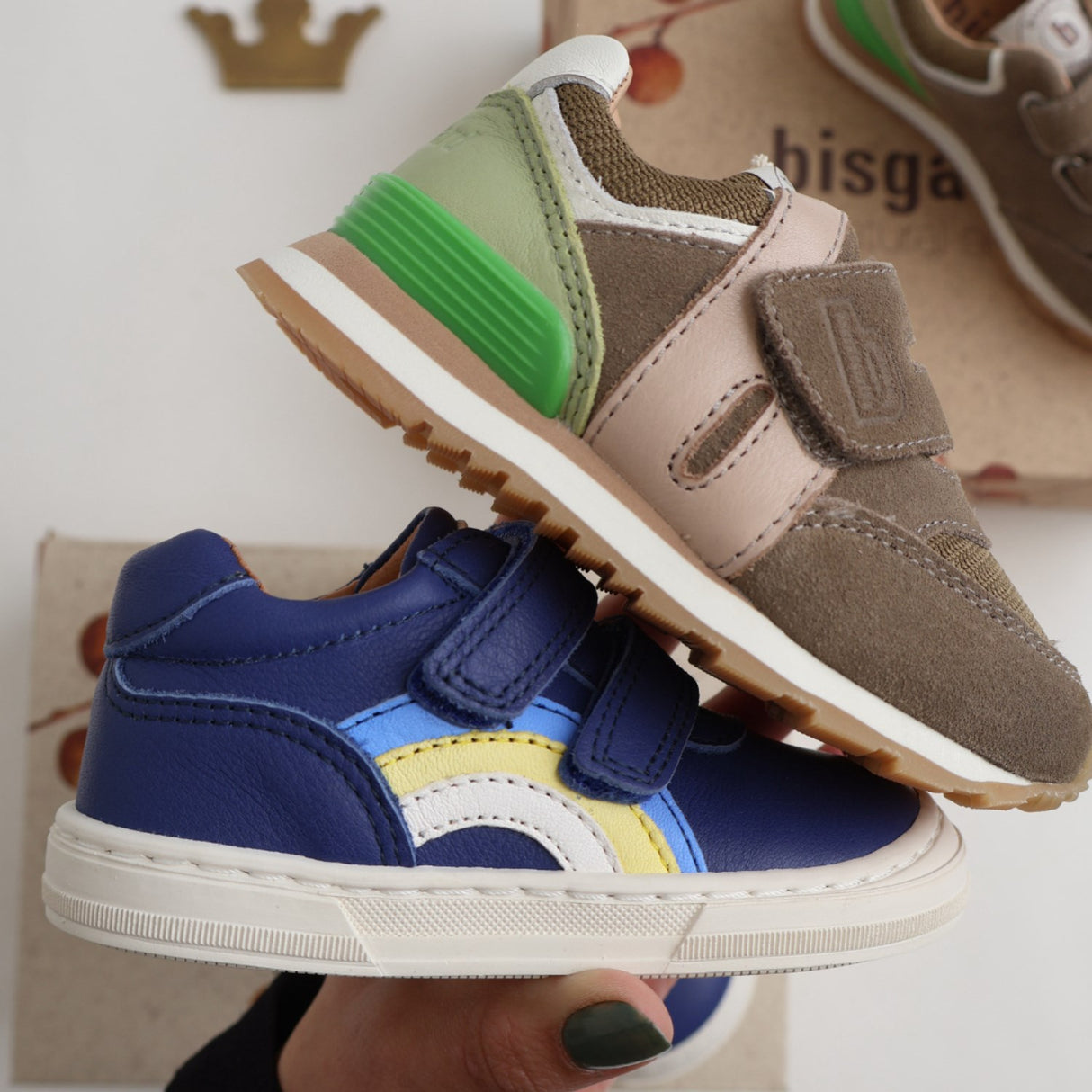 Bisgaard Khaki Winston Kardborreband Skor