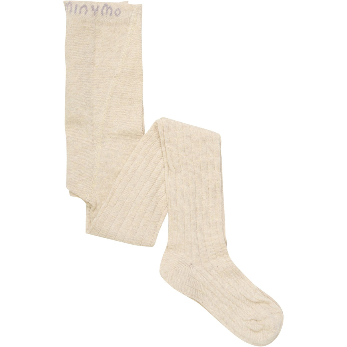 Minymo Light Taupe Strumpbyxar Med Pattern 2-Pack