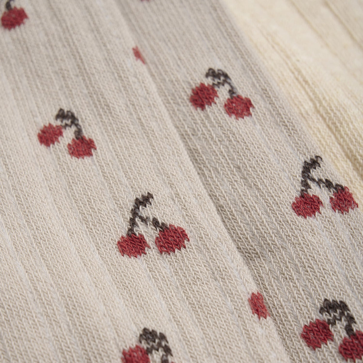 Minymo Light Taupe Strumpbyxar Med Pattern 2-Pack