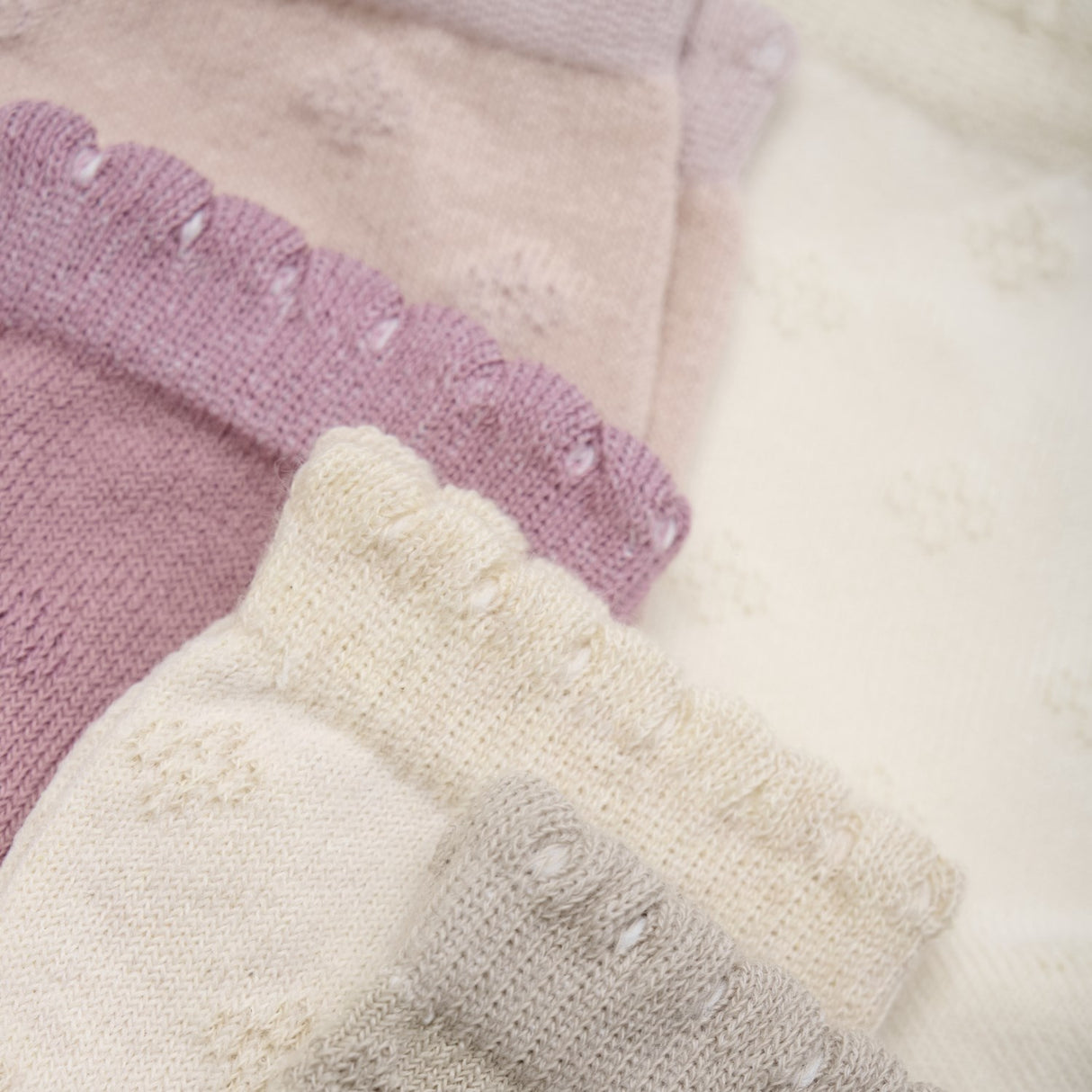 Minymo Shell Strumpor Med Stickad 5-Pack