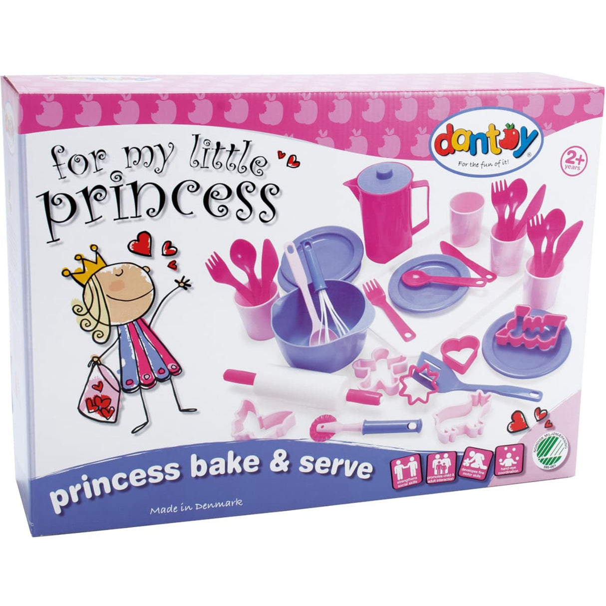 Dantoy My Little Princess Bage-Serv Set I Æske 35 Dele
