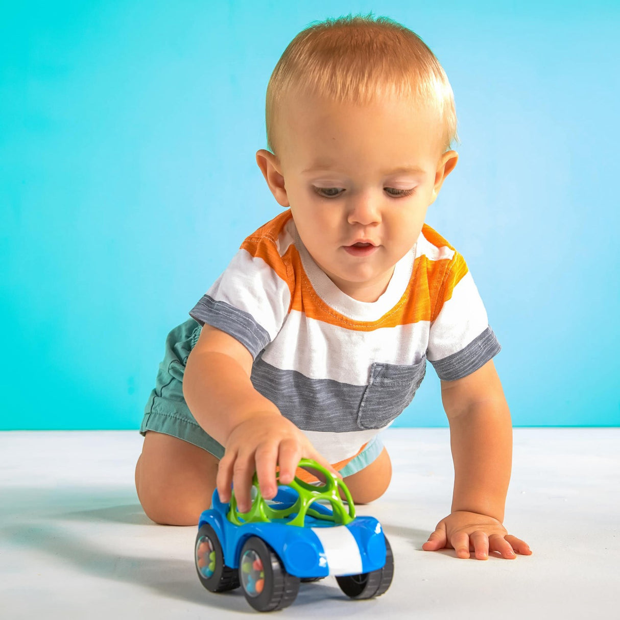 Bright Starts Blue Leksak Bil Skallra & Roll Buggie™