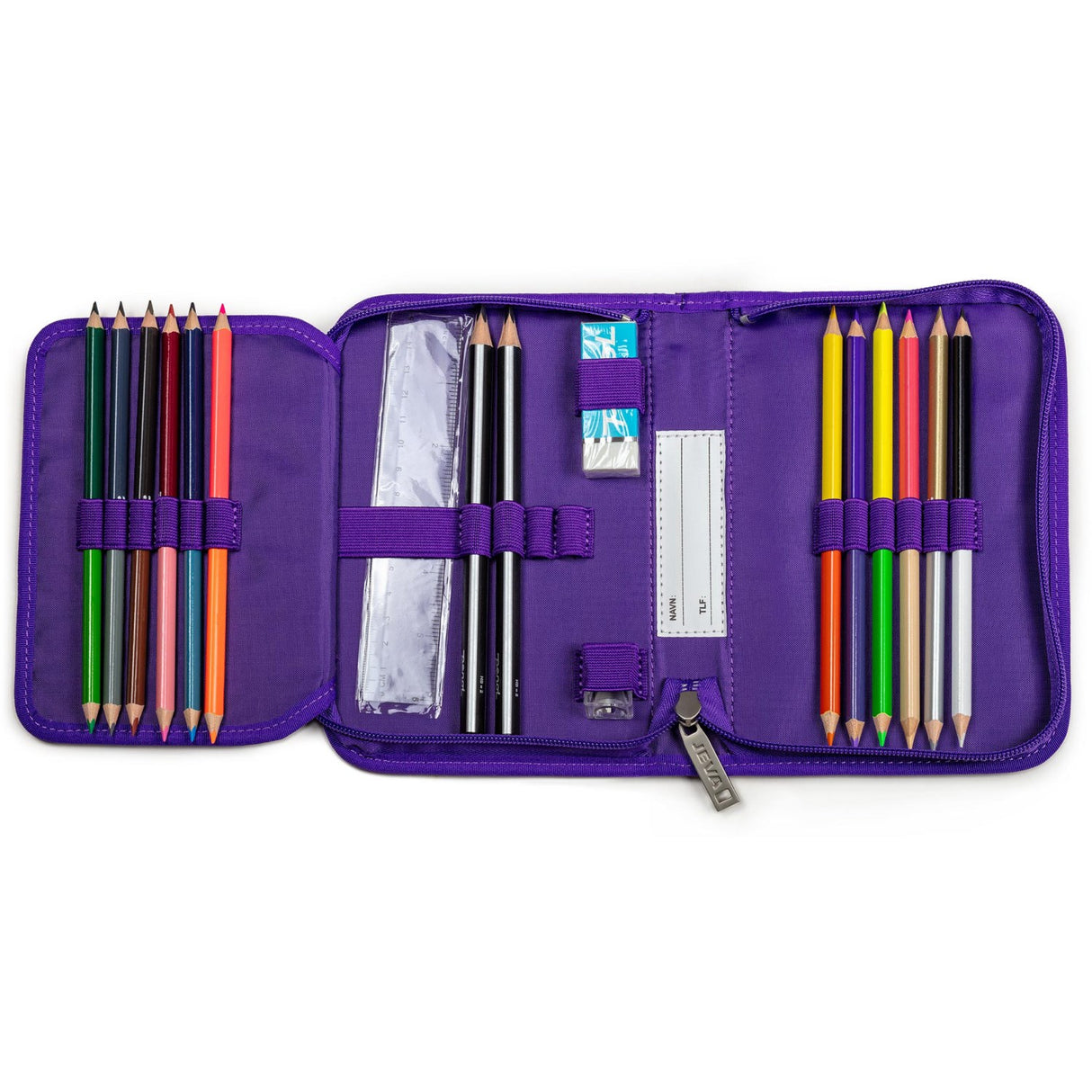 JEVA Unicorn Pennfodral Med Fyld Onezip 8869