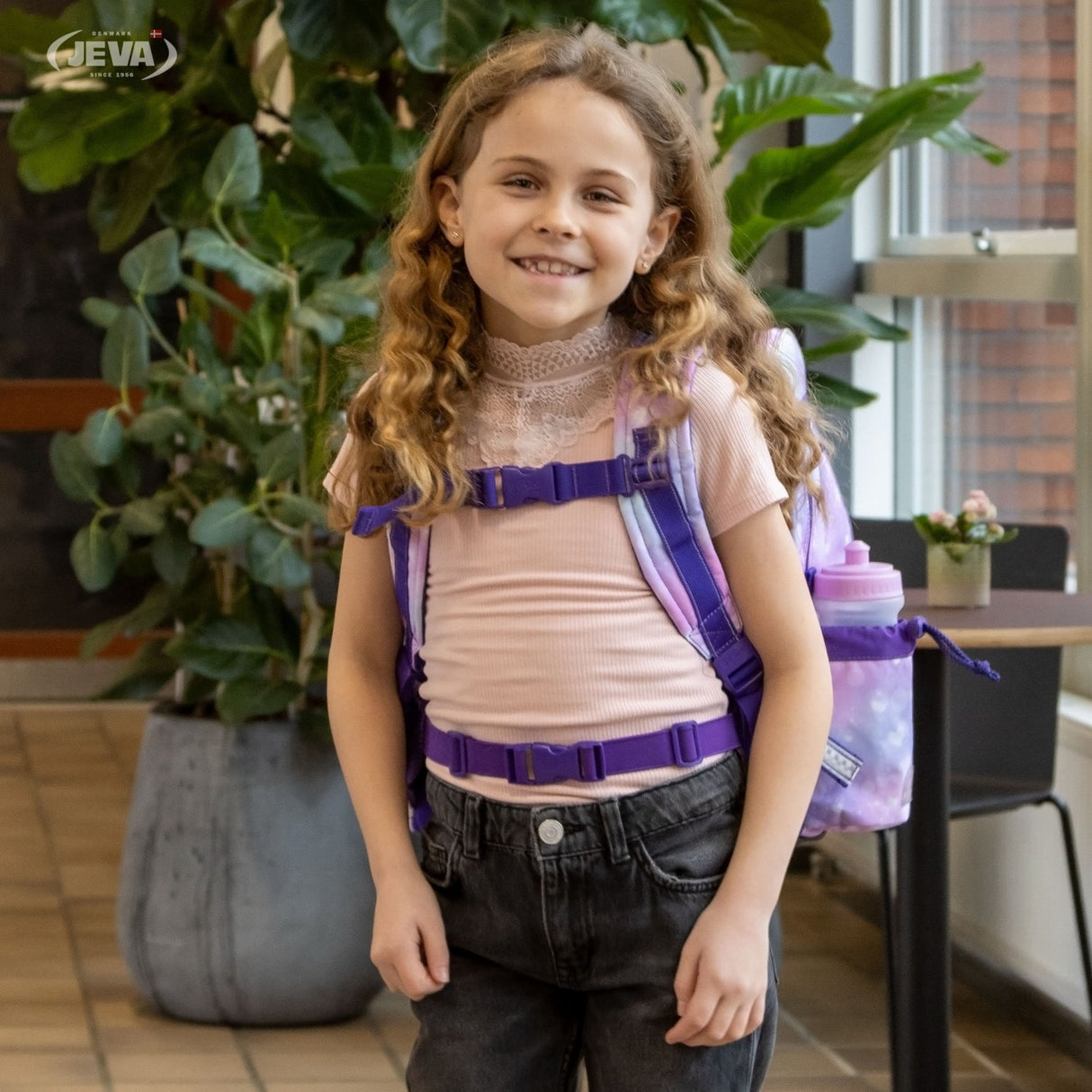 JEVA Unicorn Skolväska Intermediate 308