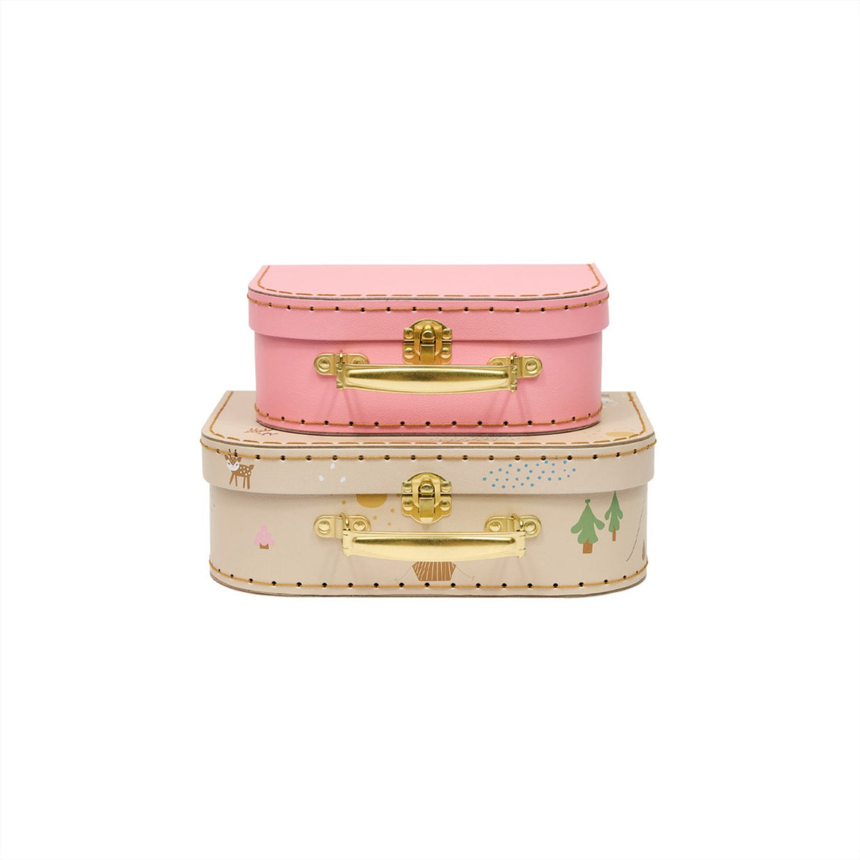 OYOY Friends In The Forest Deer & Duck Mini Resväska 2-Pack