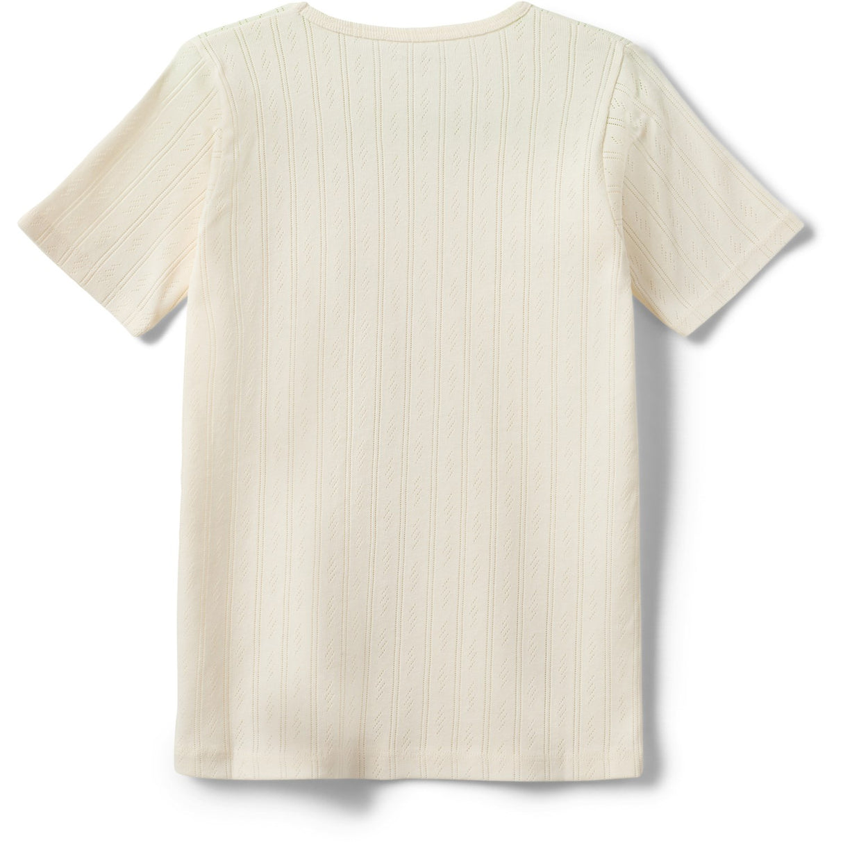 Sofie Schnoor Off White Pipersy Pointelle T-Skjorta