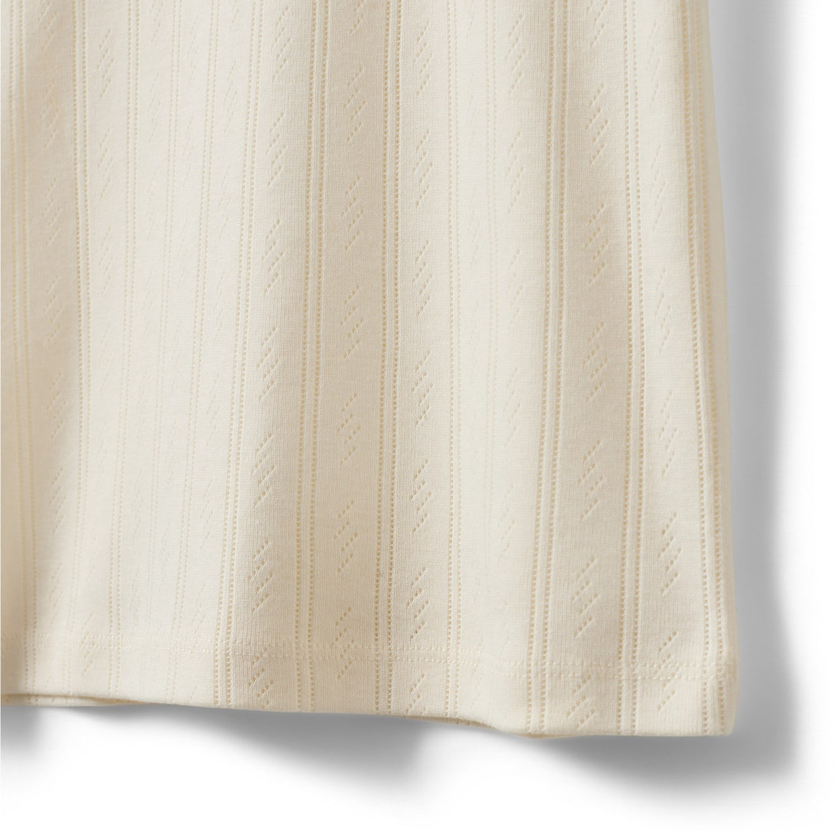 Sofie Schnoor Off White Pipersy Pointelle T-Skjorta