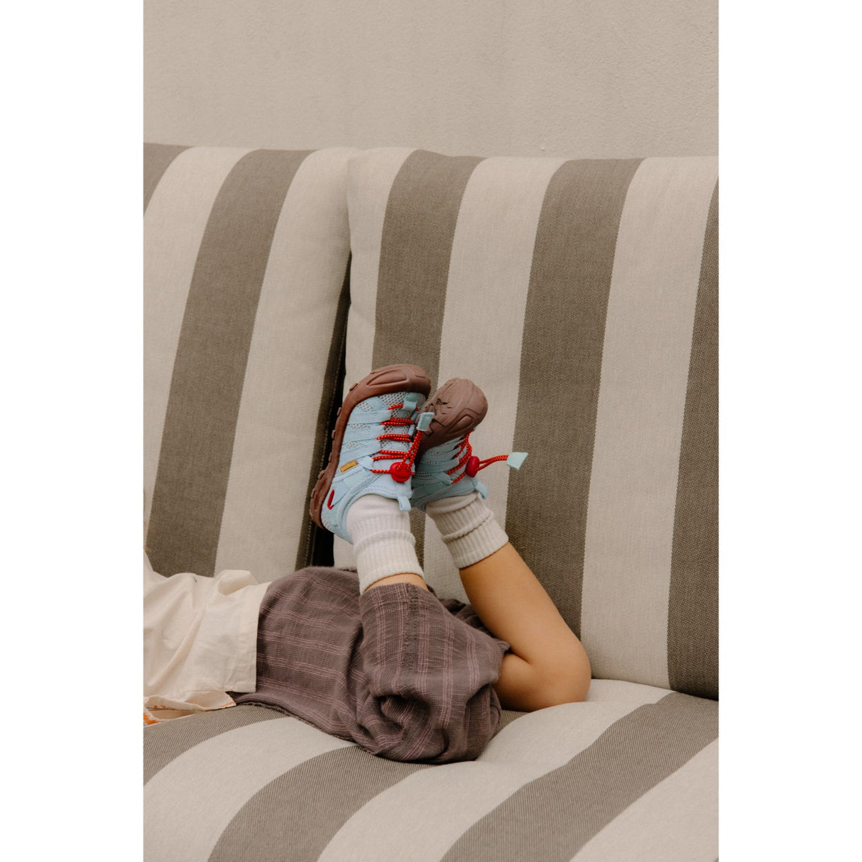 Bisgaard Sky Blue Trine Kjær X Robin Lace Skor