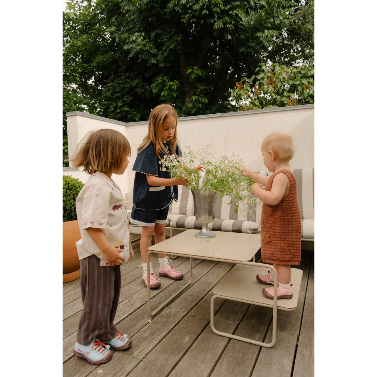 Bisgaard Sky Blue Trine Kjær X Robin Lace Skor