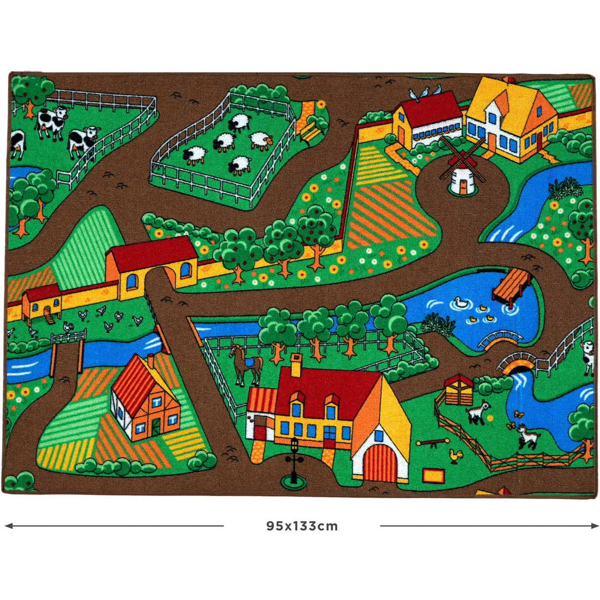 Rebel Roads Farm Life Matta - 95 X 133 Cm