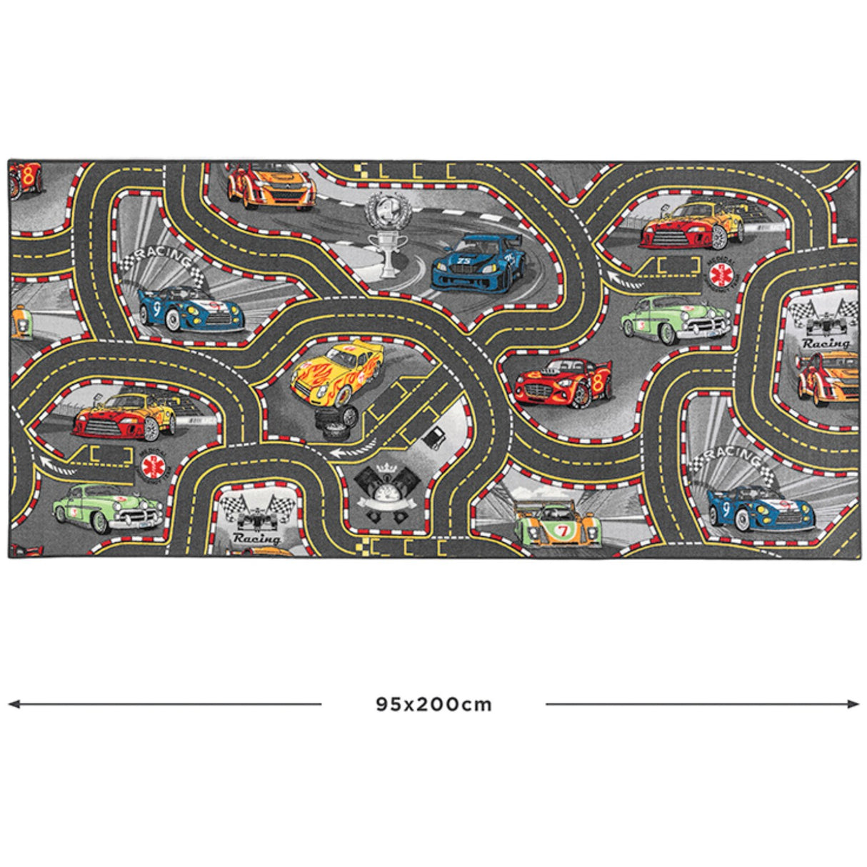 Rebel Roads Tales Of Speed Matta - 95 X 200 Cm