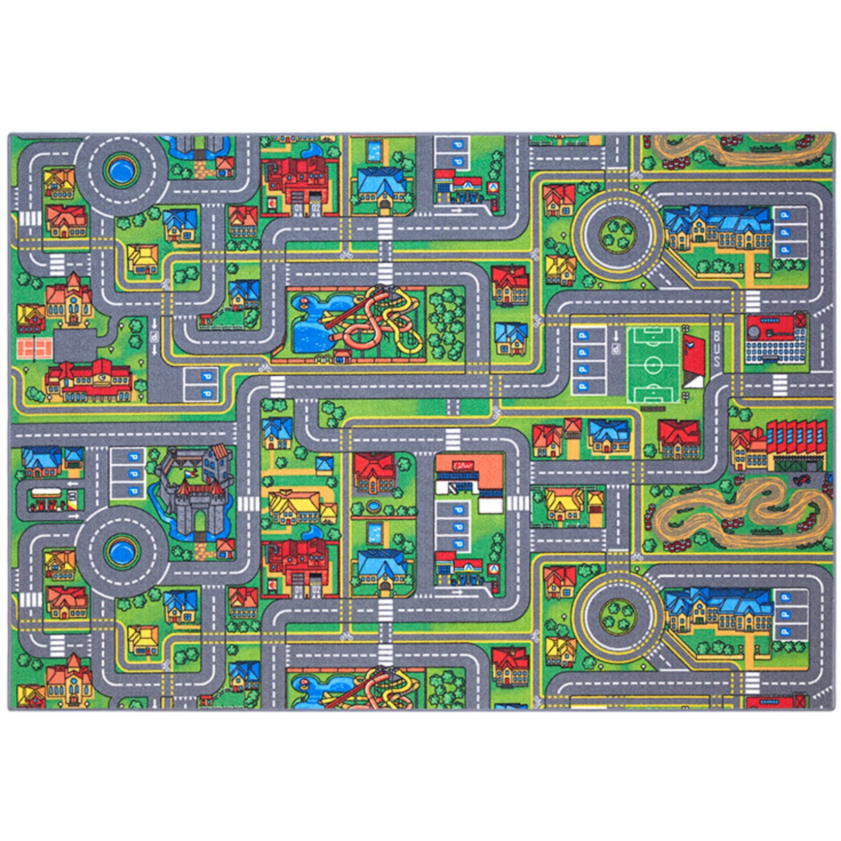 Rebel Roads City Life Matta - 140 X 200 Cm
