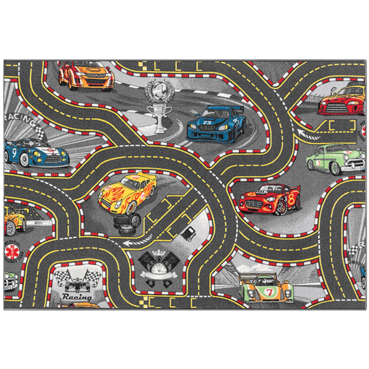 Rebel Roads Tales Of Speed Matta - 95 X 133 Cm