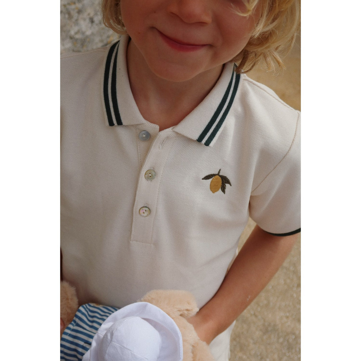 Konges Sløjd Antique White Florian Pikétröja Gots