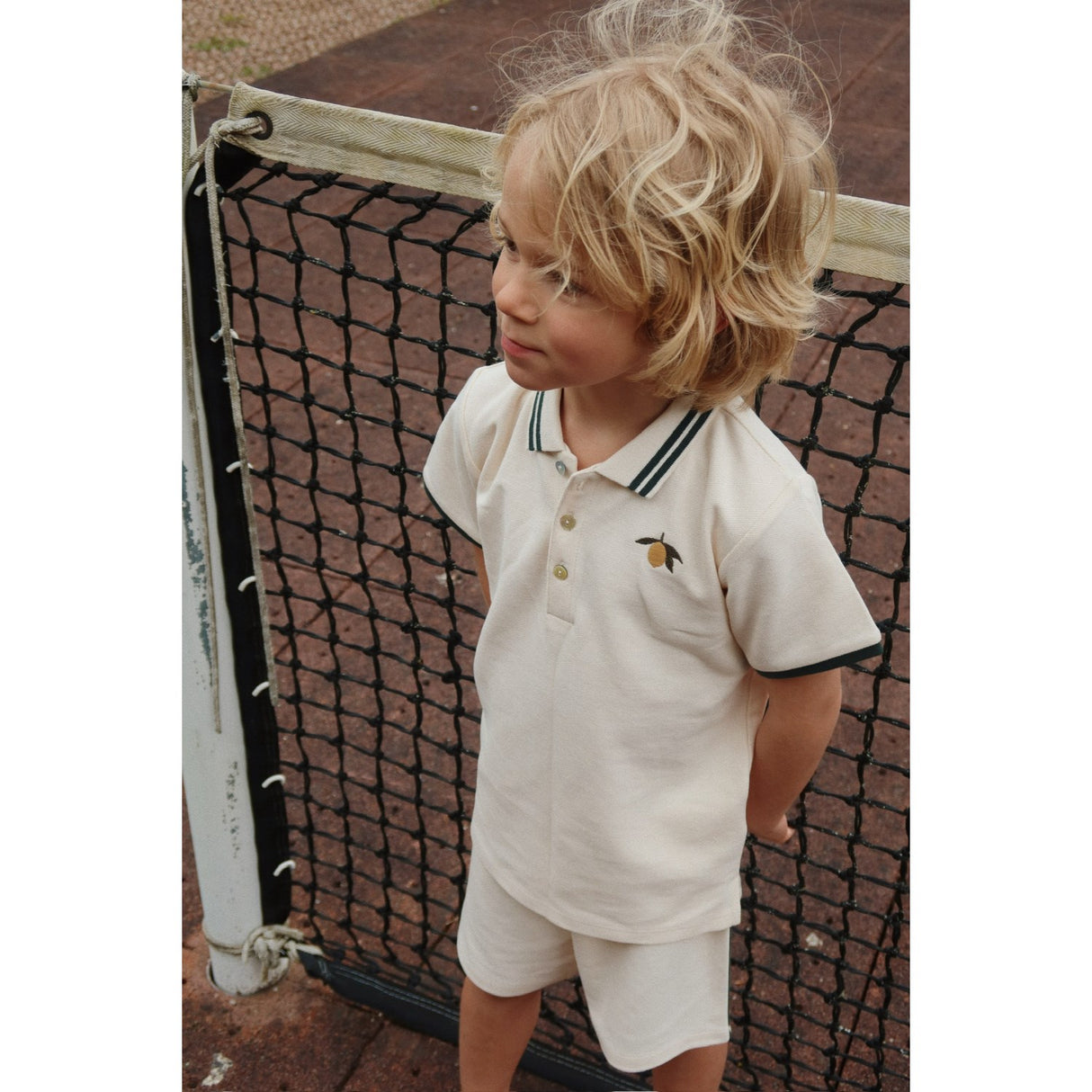 Konges Sløjd Antique White Florian Pikétröja Gots