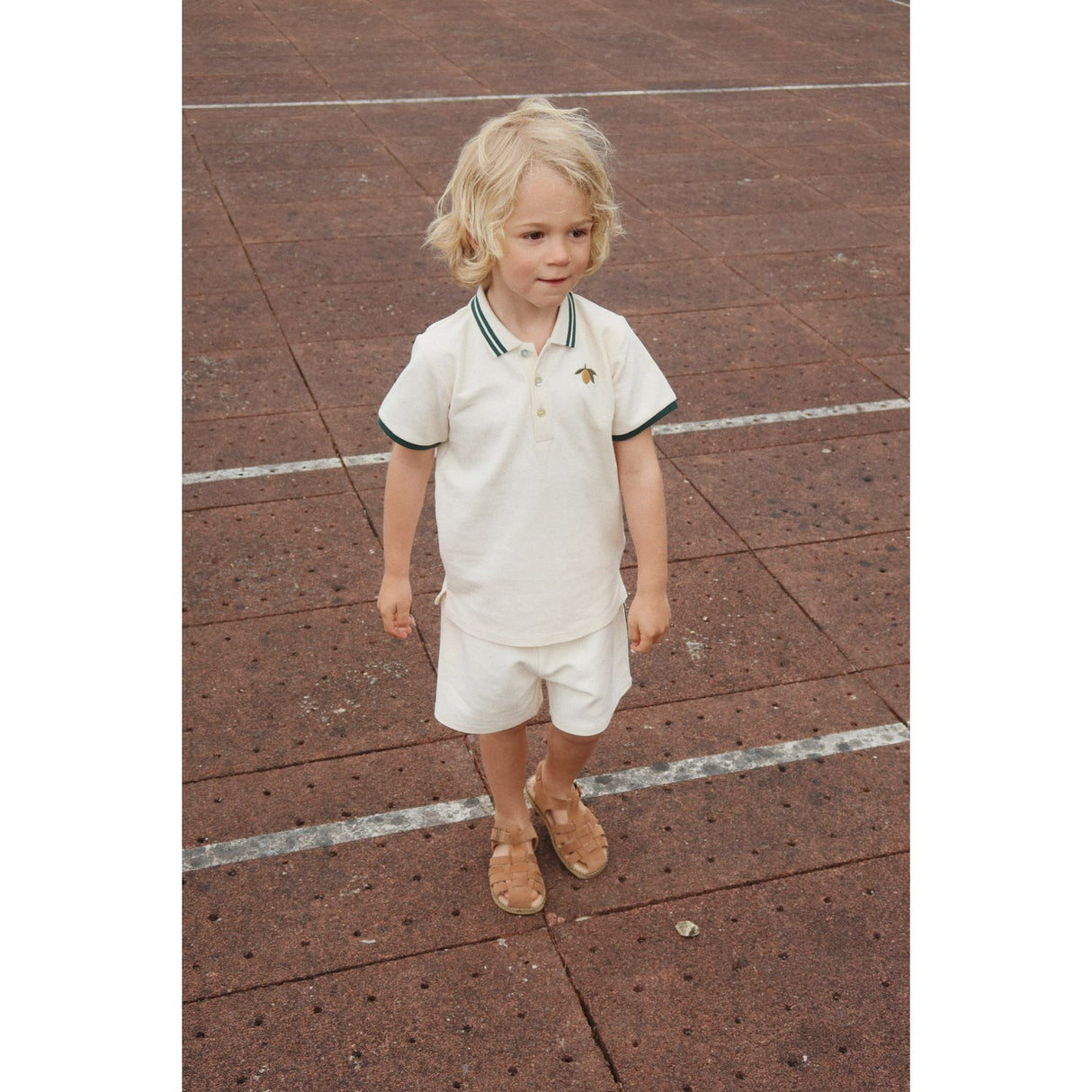 Konges Sløjd Antique White Florian Pikétröja Gots