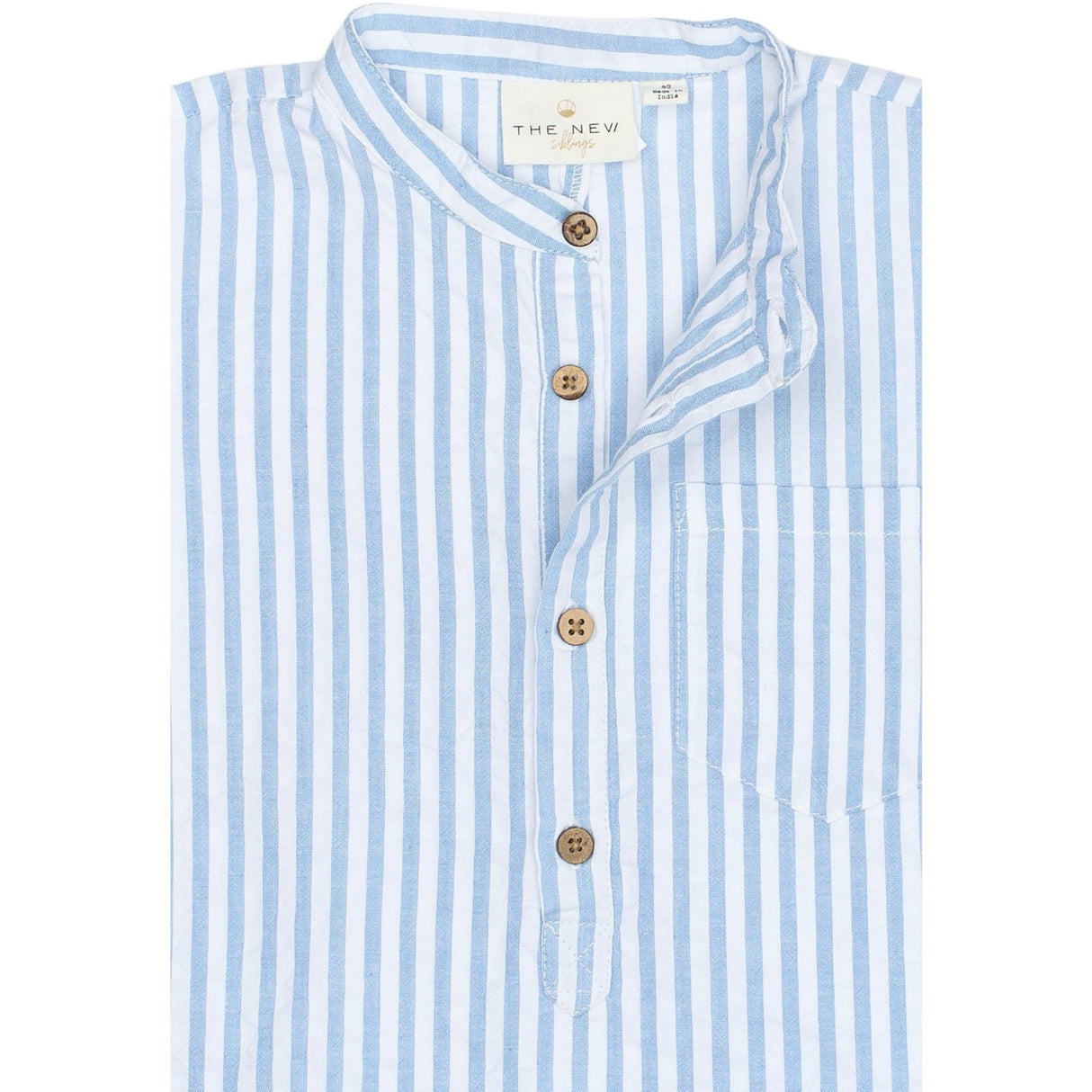 THE NEW Siblings X Luksusbaby Blue Fog Striped Ojo Byxdress