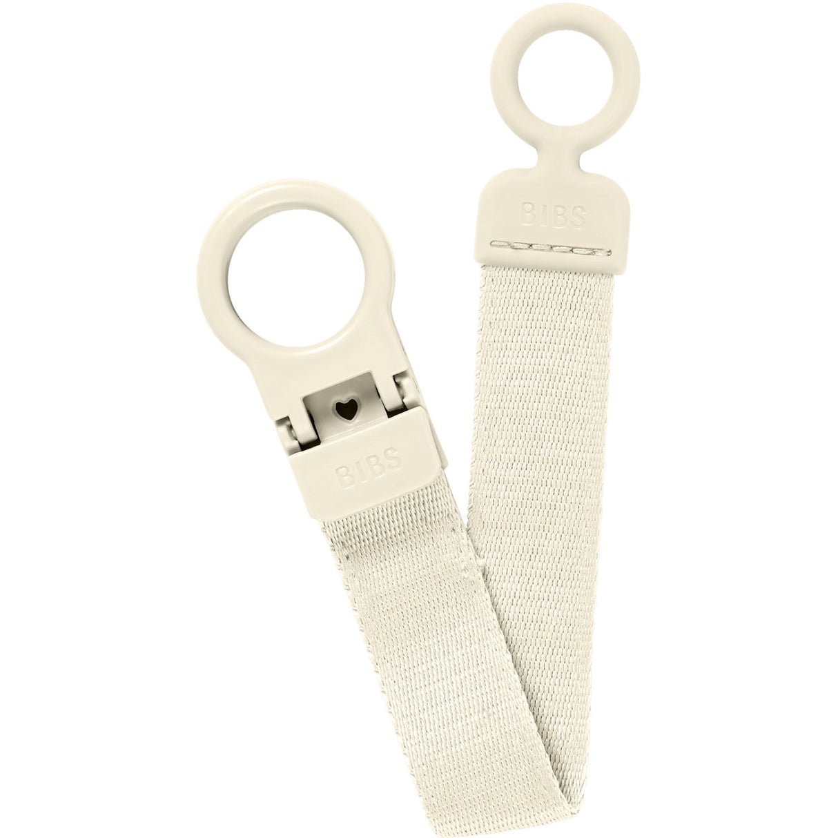Bibs Ivory Napp Clip Loop