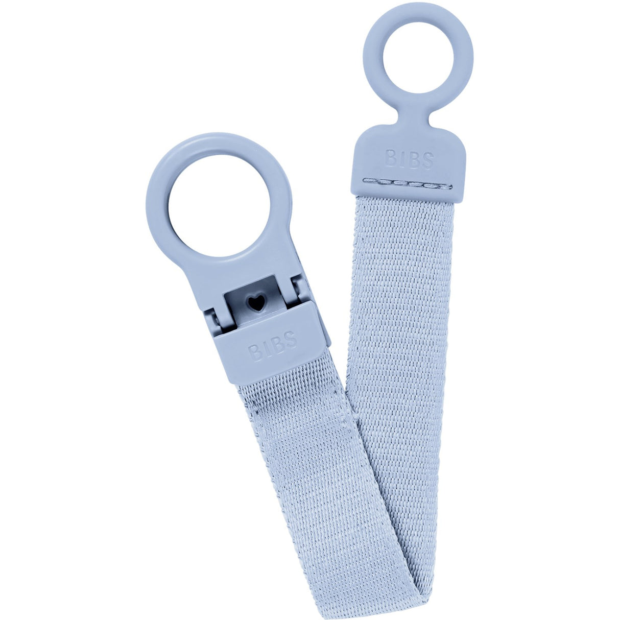 Bibs Dusty Blue Napp Clip Loop