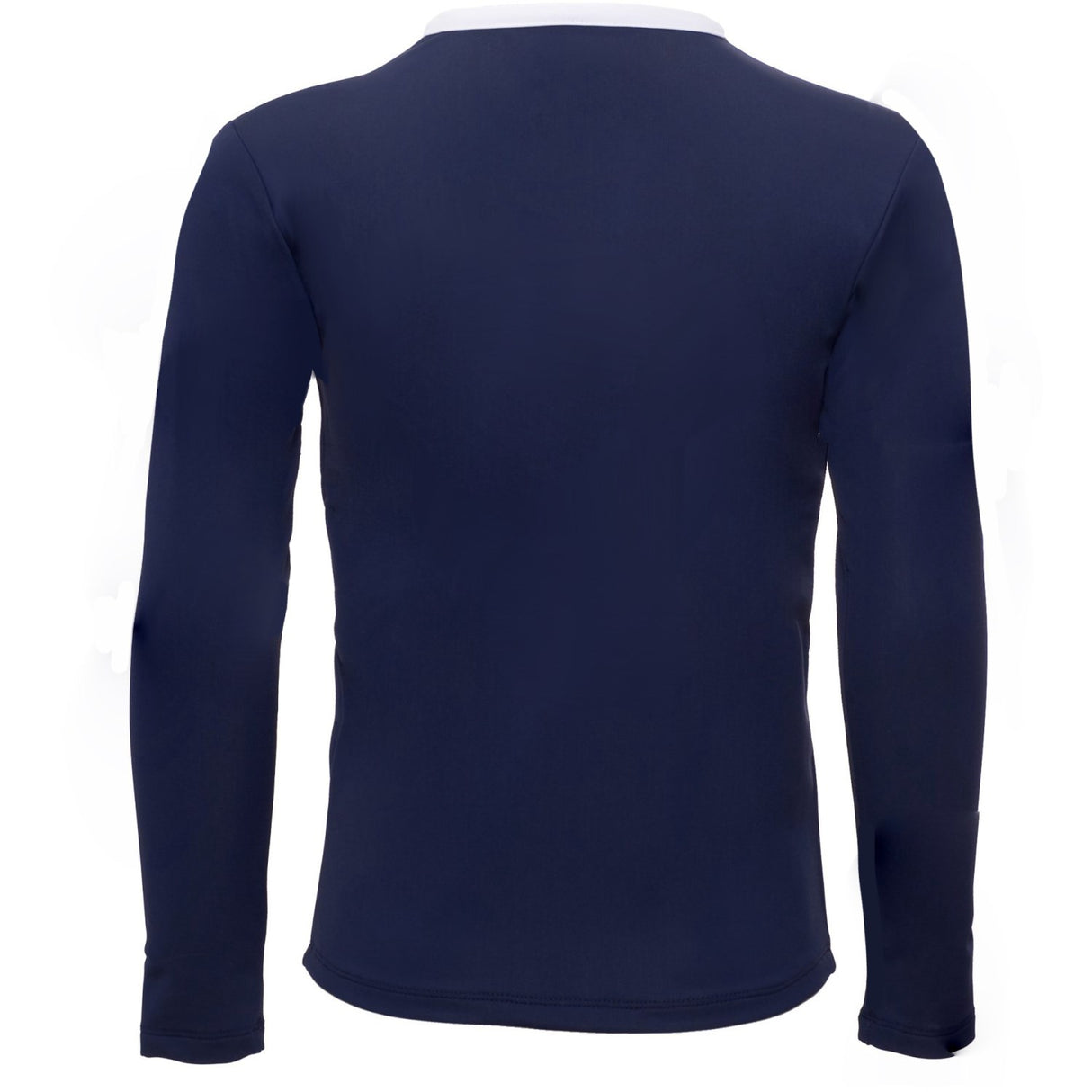 Petit Crabe Blue Basic Dragkedja Uv-Swim Skjorta L/S