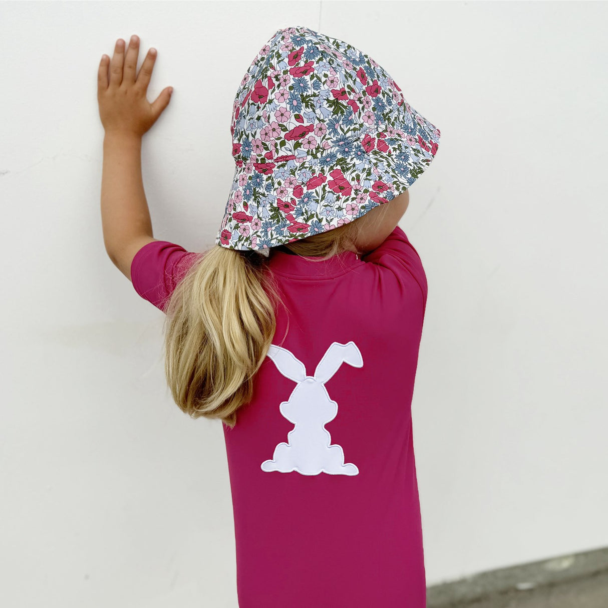 Petit Crabe Mulberry Noe Rabbit Sunsuit S/S