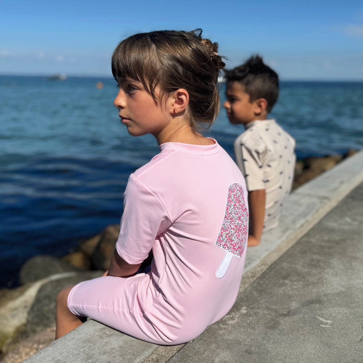 Petit Crabe Milkshake Noe Icecream Sunsuit S/S