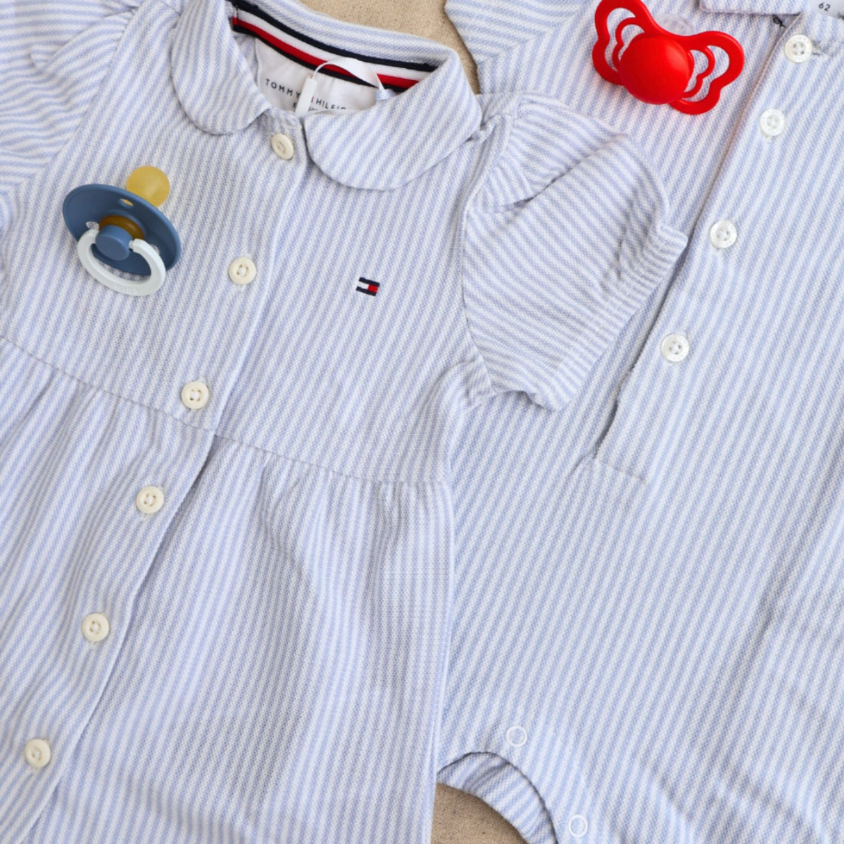 Tommy Hilfiger Breezy Blue Stripe Ithica Stripe Klänning SS