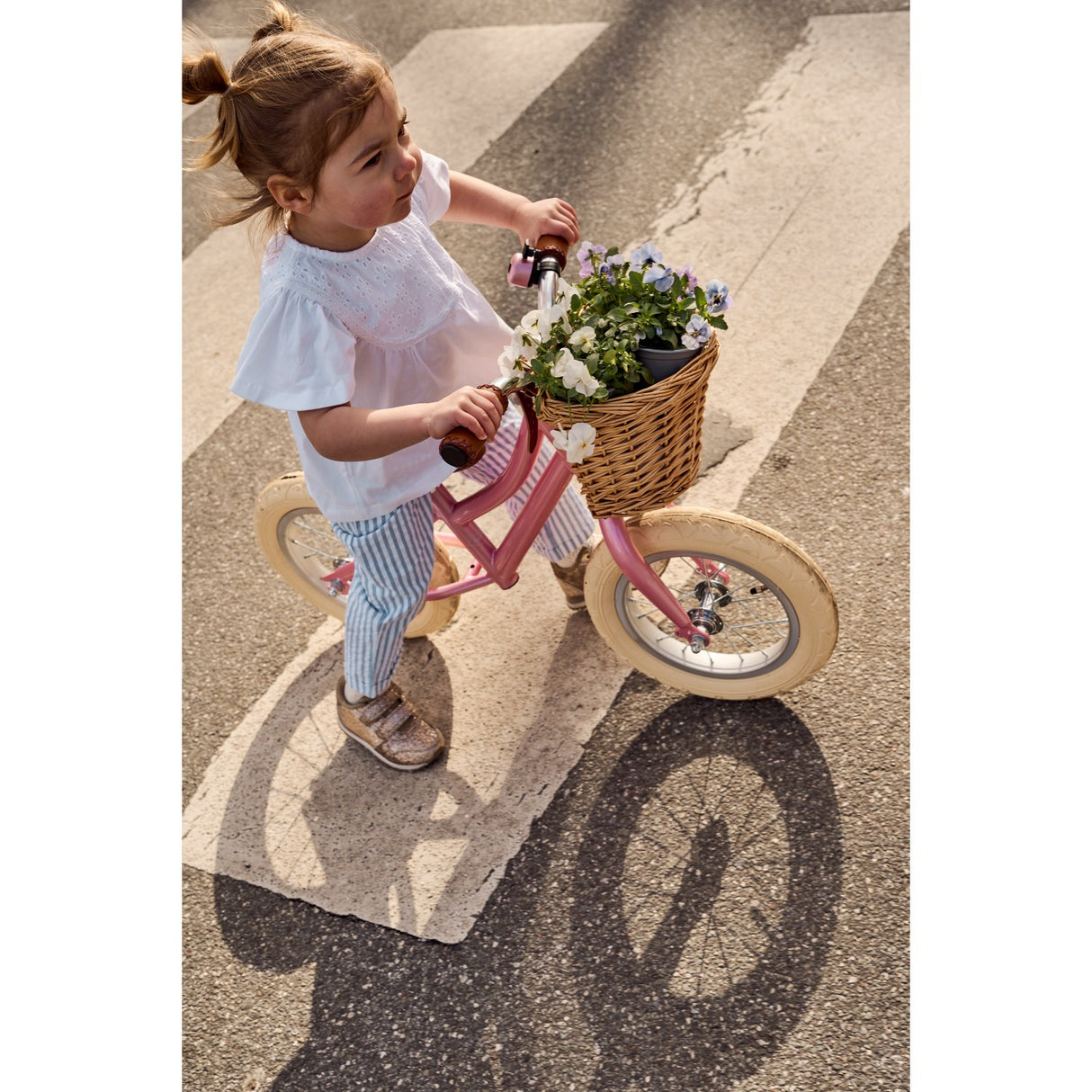 THE NEW Siblings X Luksusbaby Blue Fog Striped Ojo Byxor