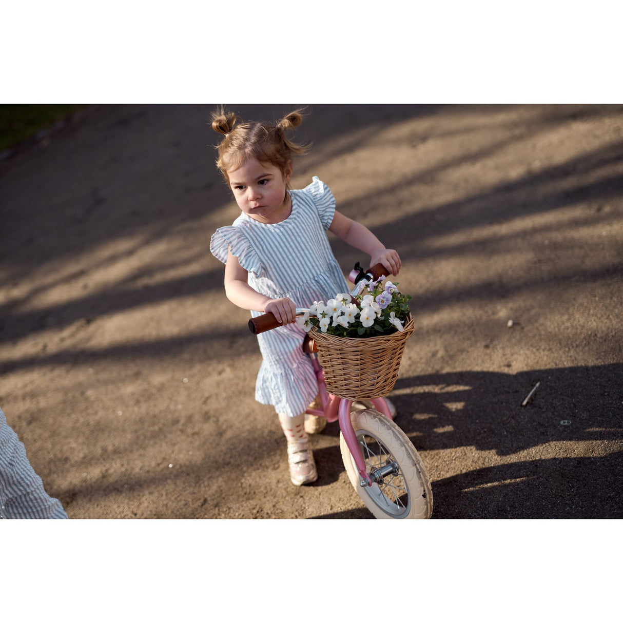 THE NEW Siblings X Luksusbaby Blue Fog Striped Ojo Skjorta