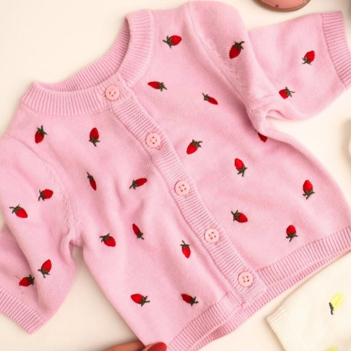 Name It Light Lilac Detrille Stickad Cardigan