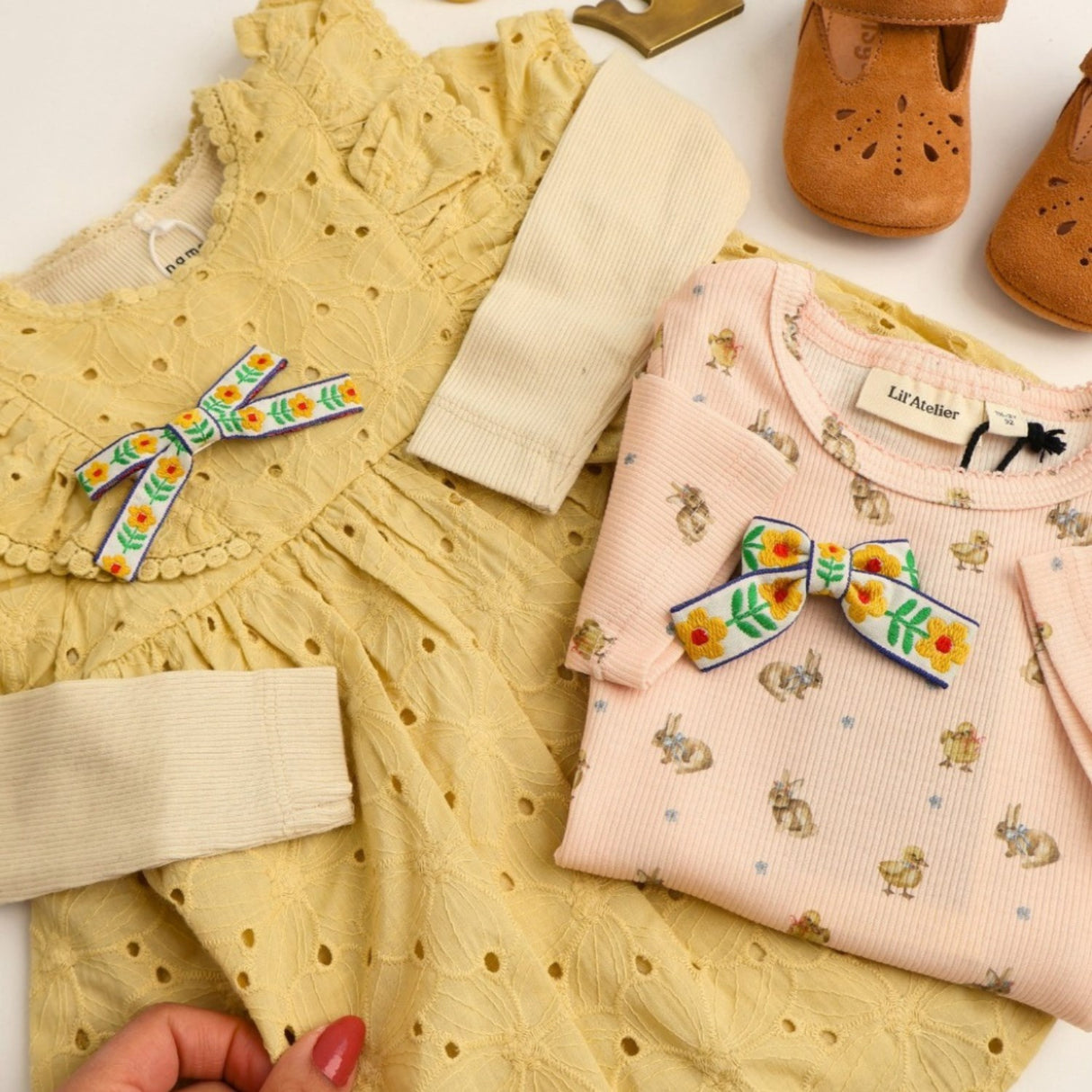 Lil'Atelier Sea Mist Fabioli Loose Body Klänning