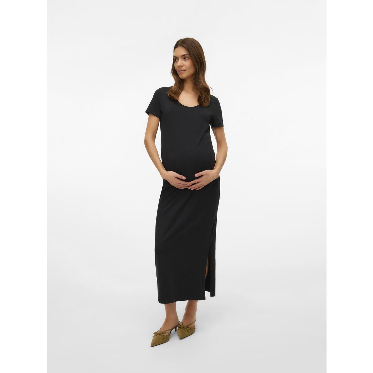 Mama;licious Black Mleva Ss Jrs Al Klänning Noos