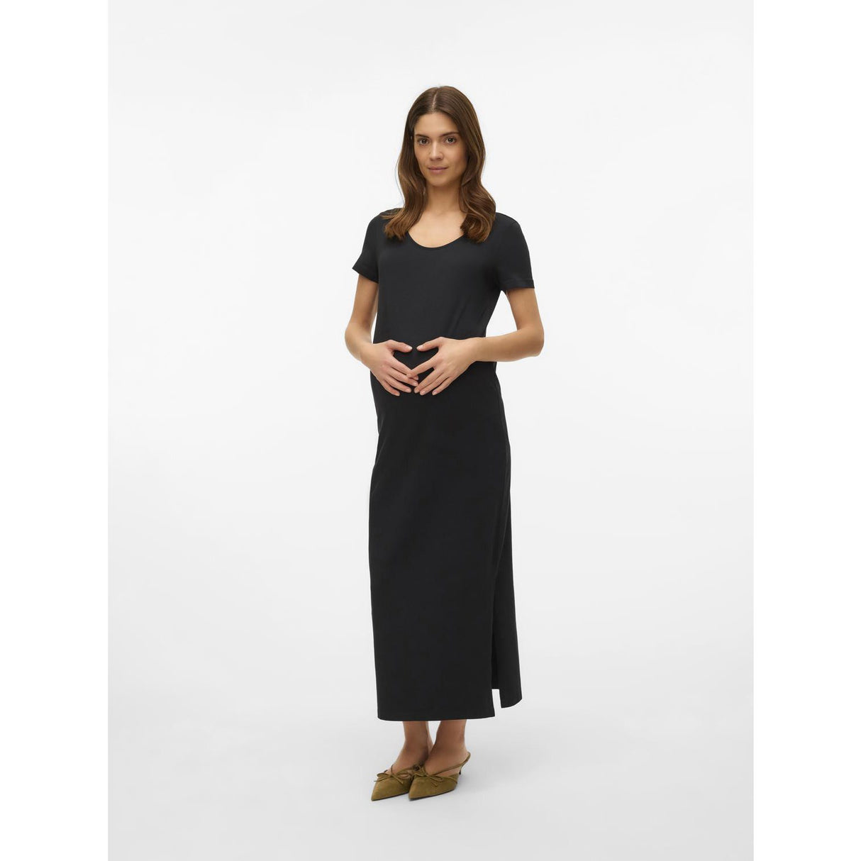 Mama;licious Black Mleva Ss Jrs Al Klänning Noos