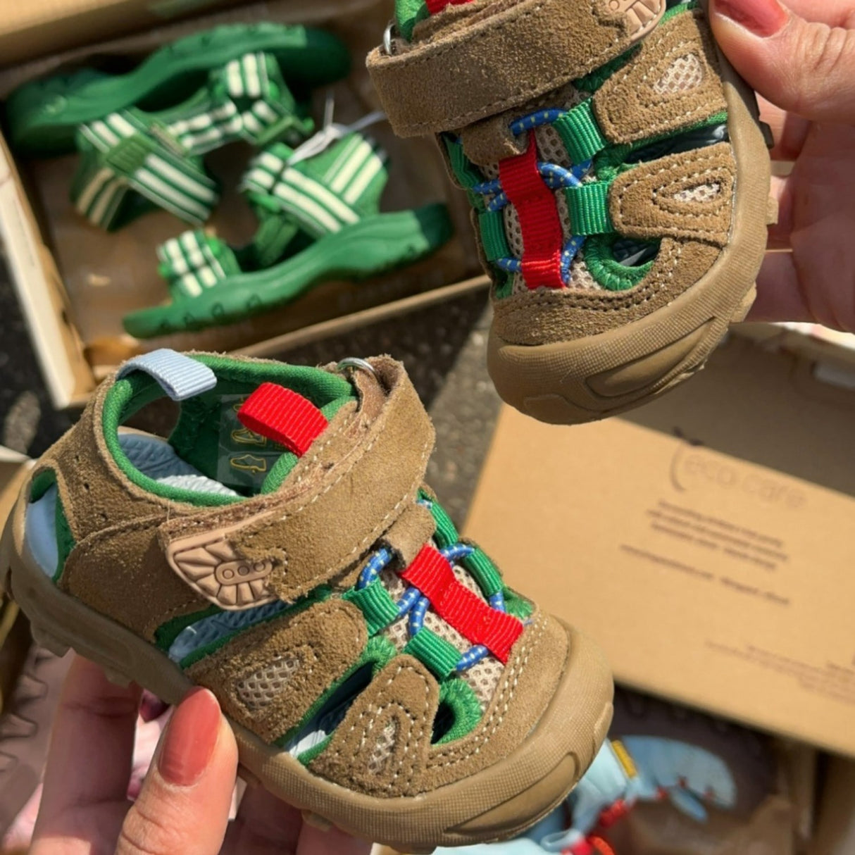 Bisgaard Peanut Brown Trine Kjær X Herbert Kardborreband Skor