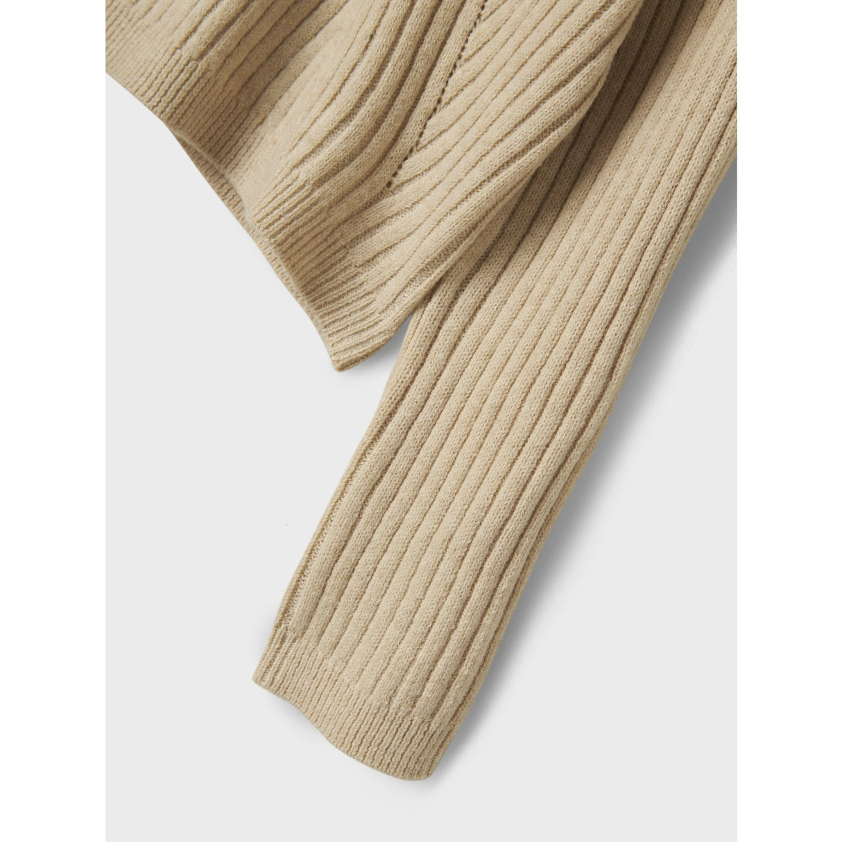 Name It Doeskin Nkfrikine Ls Kort Stickad Pullover P