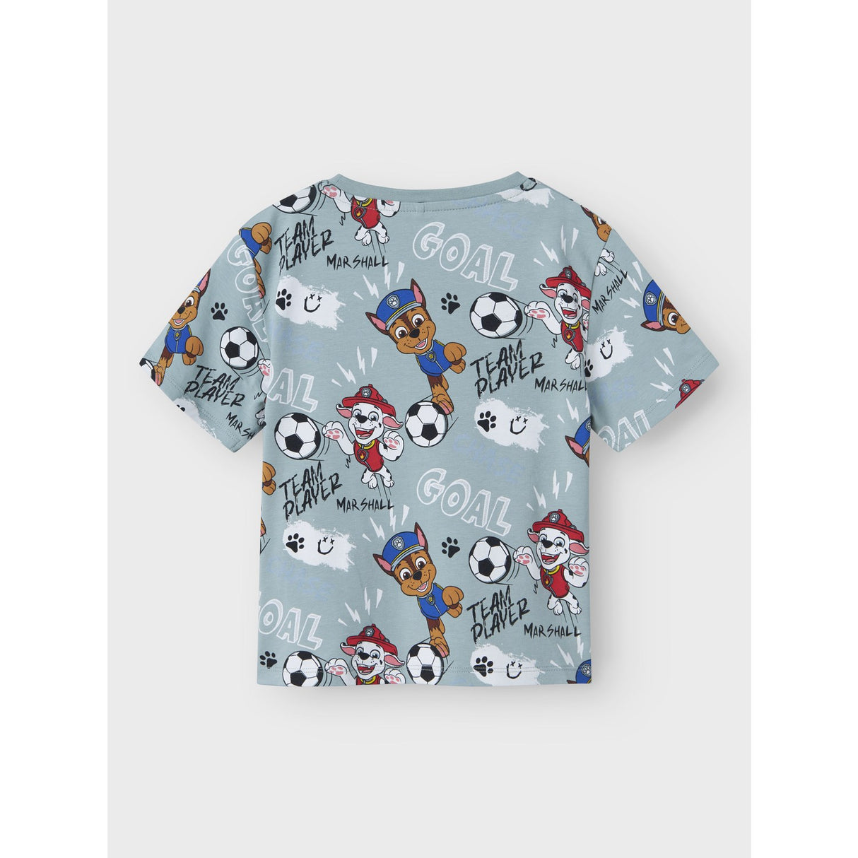 Name It Dusty Blue Nmmjubi Paw Nreg Ss Topp Cplg