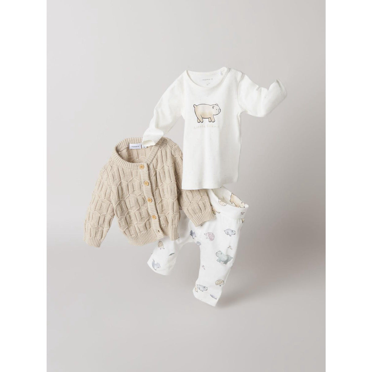 Name It Cloud Dancer Nbnluma Byxor