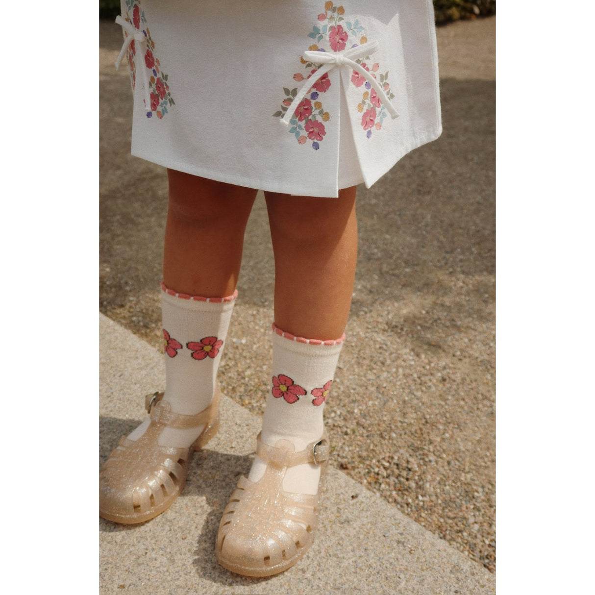 Konges Sløjd Rose Mix 2 Pack Rose Strumpor